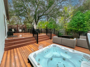 Spacious 4BD 3BA with hot tub, fire pit, and wraparound deck